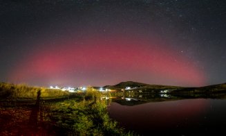 AURORA BOREALĂ a fost văzută și de la Cluj