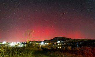 Cer apocaliptic duminică seara: AURORA BOREALĂ a fost văzută și de la Cluj