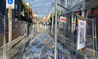 Pictura stradală 3D de pe Piezișă prinde contur în cadrul proiectului „Asphalt Art Initiative”