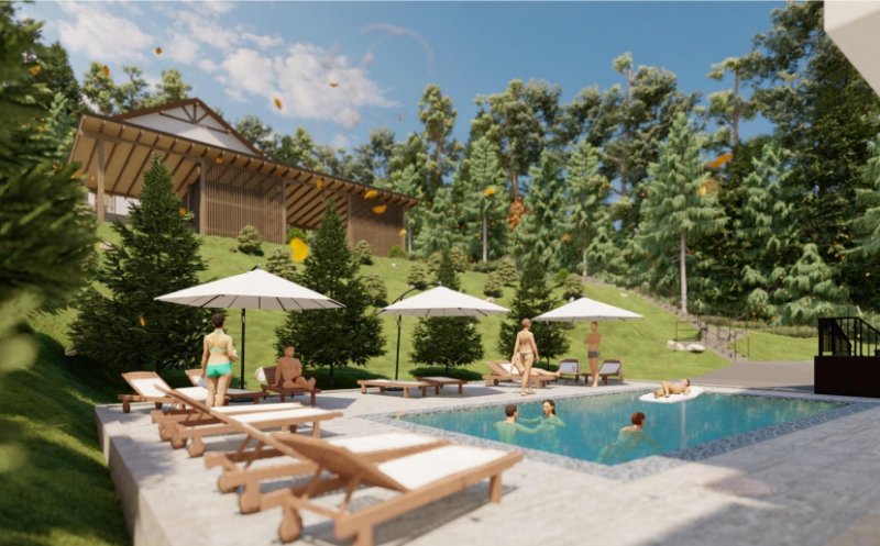 Dezvoltatorul Salanță își face vilă cu piscină și foișor într-o stațiune de munte din Cluj! Tișe: „Arată senzațional”