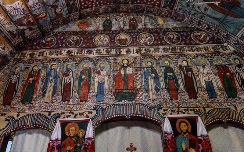 Picturile Bisericii de Lemn din Tăuți, adevărate comori ale Clujului