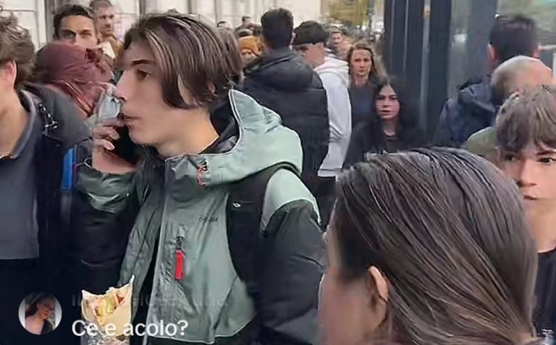 ISTERIE! Coadă INCREDIBILĂ pentru Șaorma GRATIS la Cluj! MII de oameni așteaptă la rând / A venit poliția