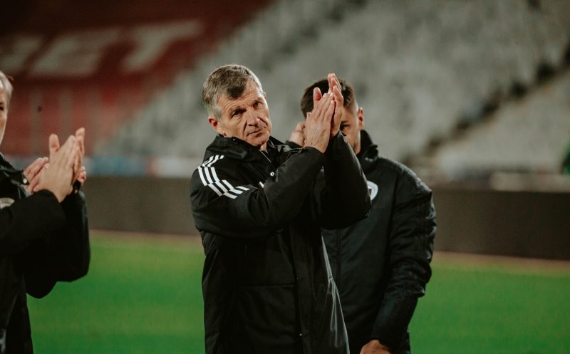 Sabău și-a stabilit planul la Universitatea Cluj: "Pentru a construi o echipă de play-off e nevoie de timp"