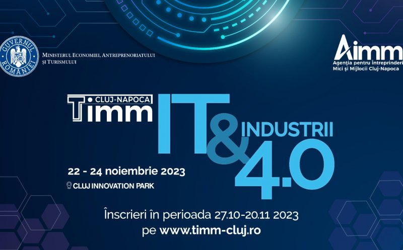 Te mai poți înscrie la Târgul Întreprinderilor Mici și Mijlocii, ediția 2023 – industria IT & 4.0 – până în 20.11.2023