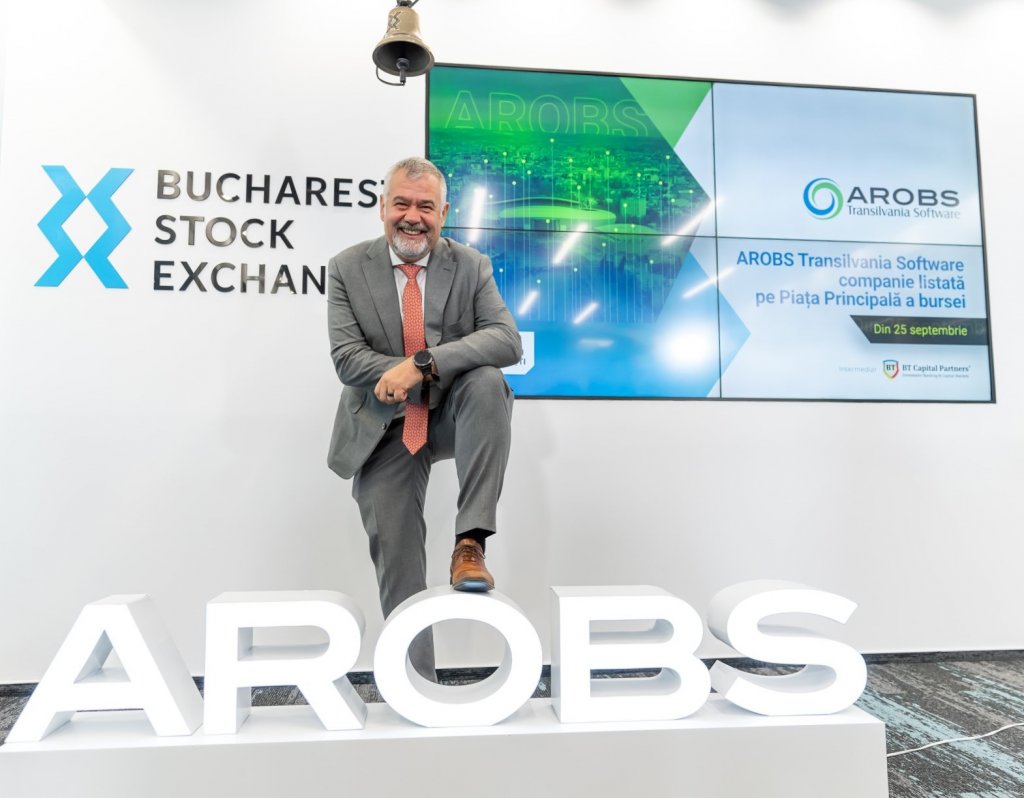 AROBS, tot mai profitabilă în 2023. Compania de IT din Cluj raportează afaceri de aproximativ 350 mil. lei după primele 9 luni din an