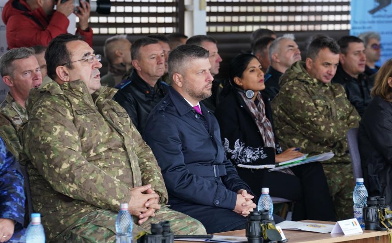 Deputatul clujean Sorin Moldovan, la prima lansare de rachete ale unui sistem Patriot românesc