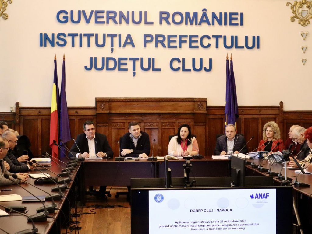 Primarii din județ s-au reunit în ședință la Prefectura Cluj! A participat și Secretarul General al Guvernului