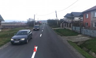 Noi marcaje rutiere pe 25 drumuri județene din Cluj! S-au trasat aproape 340 de km