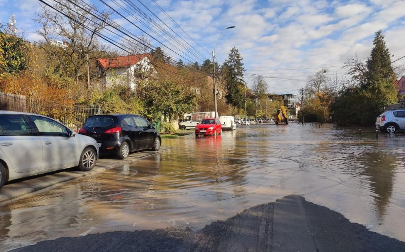 Primăria Cluj anunță ÎNCHIDEREA circulației pe Eremia Grigorescu până la remedierea AVARIEI la conducta de apă