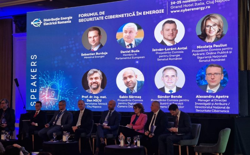 Forumul de Securitate Cibernetică în Energie de la Cluj / Sebastian Burduja" „România are una dintre cele mai moderne legislaţii de securitate cibernetică din Europa”
