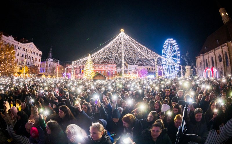 Peste 30.000 de oameni au vizitat Târgul de Crăciun din Cluj-Napoca în primul weekend