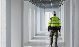 Imagini din interiorul viitorului sediu al Academiei de Muzică din Cluj