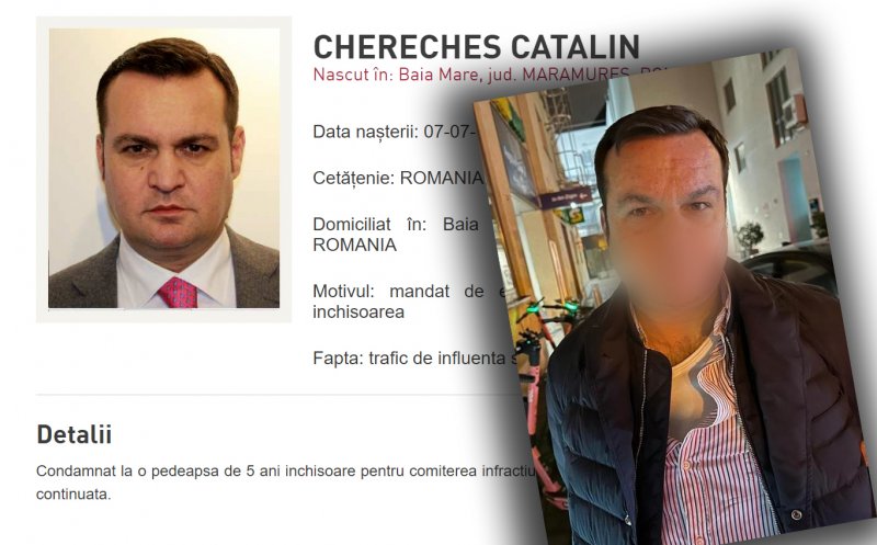 De ce avea faţa însângerată fugarul Cherecheș? Fotografia care stârnit mila opiniei publice şi i-a mărit aura de "victimă" a primarului-infractor