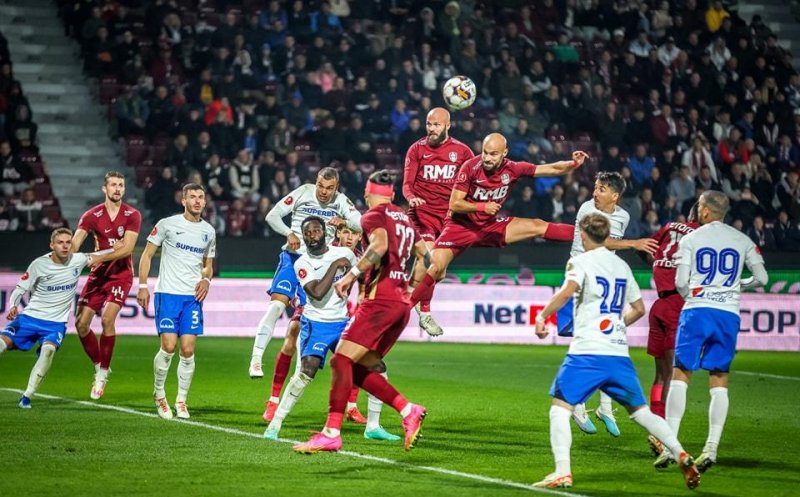 CFR Cluj evoluează astăzi pe terenul celor de la CS U Craiova