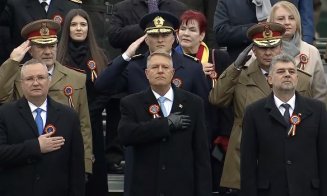 Paradă militară de Ziua Naţională a României la Arcul de Triumf. Iohannis, Ciolacu și Ciucă, alături, în tribuna oficială