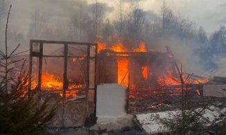 Tragedie la Dealul Negru: O locuință a fost mistuită de flăcări