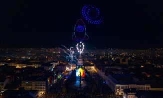 Show impresionant de drone la Cluj-Napoca: Spectacolul de Ziua Națională