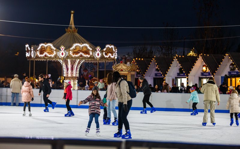 Cât costă patinoarul, trenulețul și caruselul de la Târgul de Iarnă de la Sala Sporturilor