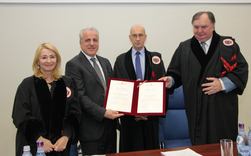 UTCN a acordat titlul de Profesor Onorific domnului dr. ing. Hüseyin Özmeral, Fabrica Bosch Cluj
