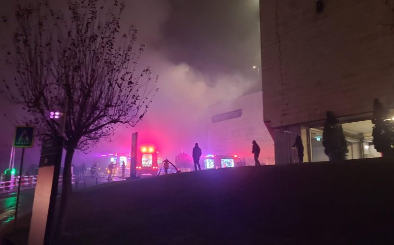 Ce a provocat incendiul de lângă Iulius Mall. Trei tineri, cercetați pentru distrugere