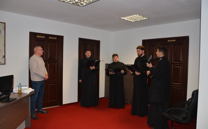 Consiliul Județean Cluj a primit primii colindători ai anului