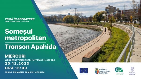 Dezbatere CIIC la Apahida pe tema „Someșul metropolitan - Tronson Apahida”