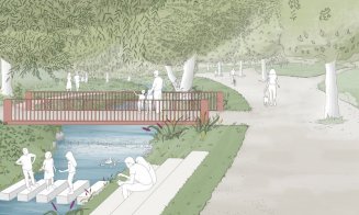 Parcul de pe culoarul Canalul Morii – tronson Parcul Rozelor, gata în primăvara lui 2025