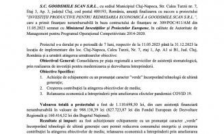 Anunț finalizare proiect