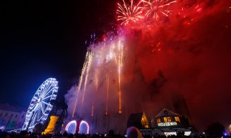 La mulți ani, Cluj-Napoca! Peste 15.000 de clujeni au petrecut REVELIONUL în Piața Unirii