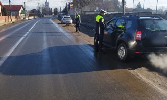Vitezomani și bețivi la volan, de sărbători. Polițiștii clujeni au reținut 56 de permise în 4 zile