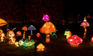 Iulius Parc s-a transformat în „The Glowing Garden”. Peste 170 de instalații luminoase în expoziția care mai poate fi vizitată până pe 20 ianuarie