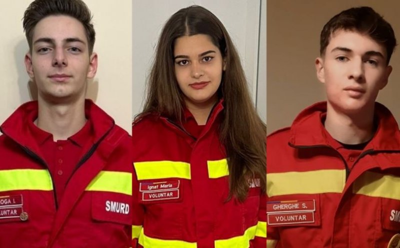 Trei elevi, voluntari SMURD, au salvat viaţa unui bărbat care a făcut infarct pe stradă