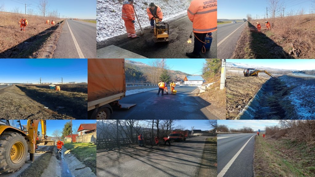 Atenție, șoferi! Lucrări de întreținere pe două drumuri naționale din Cluj