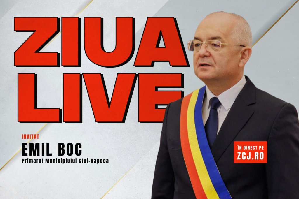 Cum va arăta Clujul în 2024 / Emil Boc, invitat la ZIUA LIVE