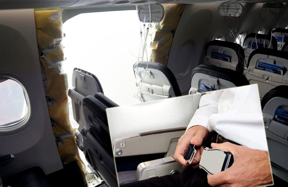 Când vă enervează centura de siguranţă din avion, amintiţi-vă de pasagerul ale cărui haine i-au fost smulse de pe corp în timpul depresurizării unui Boeing 737