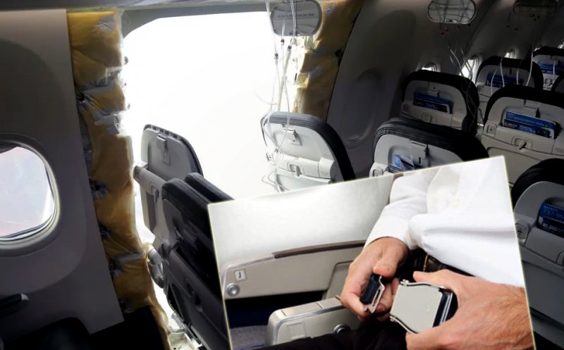Când vă enervează centura de siguranţă din avion, amintiţi-vă de pasagerul ale cărui haine i-au fost smulse de pe corp în timpul depresurizării unui Boeing 737