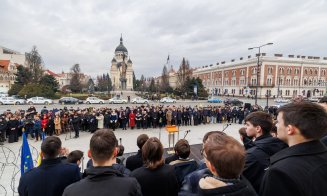 Ziua Culturii Naționale, sărbatorită la Cluj! Ceremonie în fața Teatrului Național, la statuia Poetului Național Mihai Eminescu