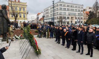 Ziua Culturii Naționale, sărbatorită la Cluj! Ceremonie în fața Teatrului Național, la statuia Poetului Național Mihai Eminescu