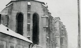 1930 - iarna pe Kogalniceanu / Farkas utca (ulita Lupilor)