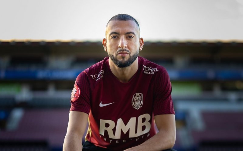Omar El  Kaddouri, primele impresii după transferul la CFR Cluj. Cine l-a convins să se alăture "feroviarilor".
