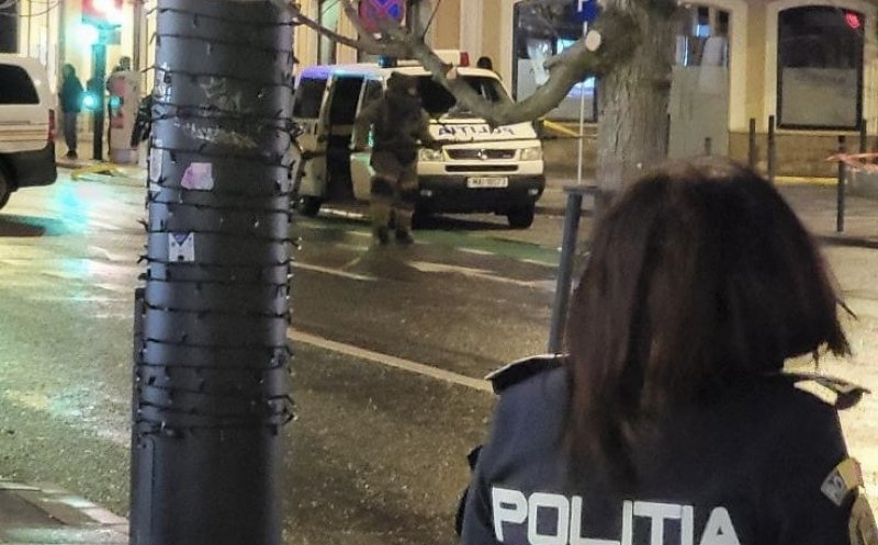 Bagaj suspect pe o stradă din centrul Clujului! Au intervenit polițiştii / Cum au decurs lucrurile?