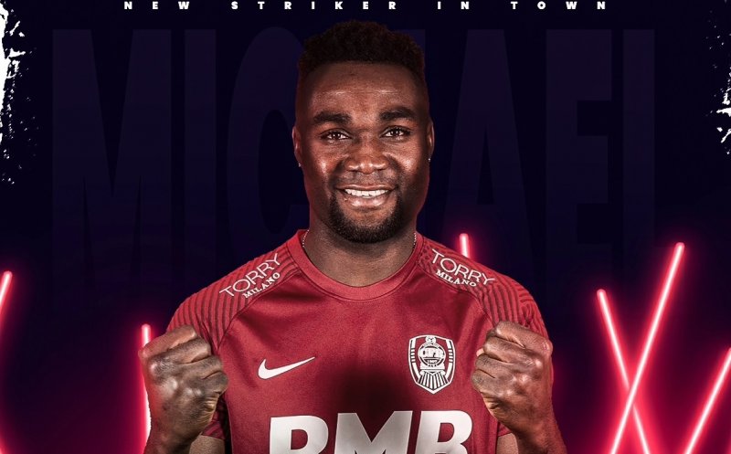 Peter Michael, primul mesaj după transerul la CFR Cluj: "Sunt foarte fericit să fiu aici"