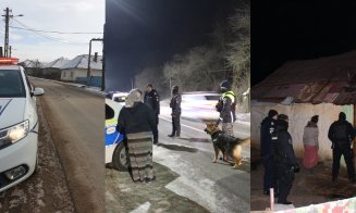 Polițiștii au luat cu asalt o comună din Cluj. 30 de persoane legitimate, dintre care 9 conduse la sediul poliției