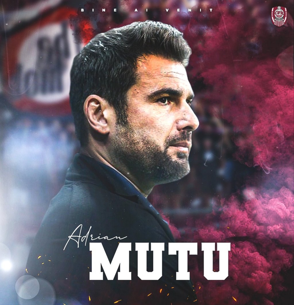 Oficial! Adrian Mutu este noul antrenor al lui CFR Cluj