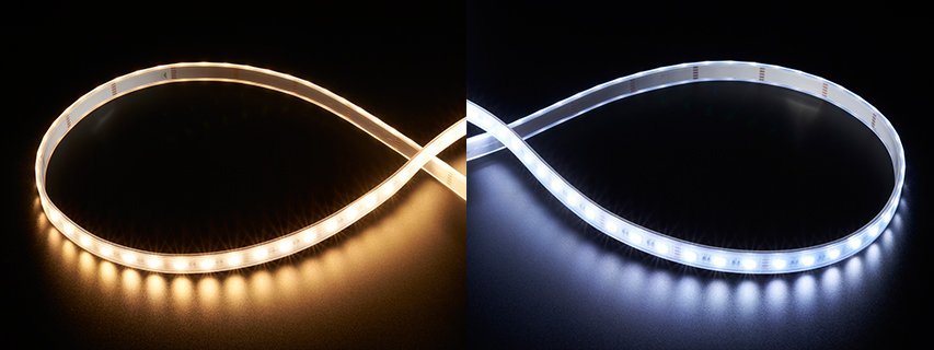 Banda LED cu lumina calda vs banda LED cu lumina rece