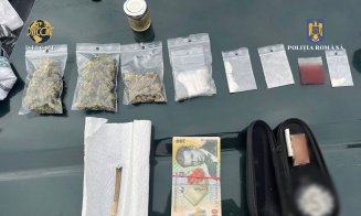 Traficant de droguri prins în flagrant, în Cluj. Ce au găsit polițiștii la locuința acestuia