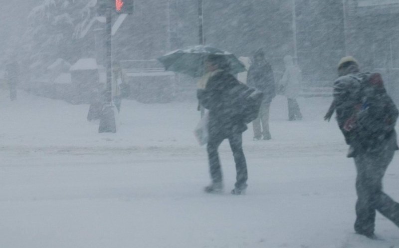 Avertizare meteo! Cod Galben de vânt și viscol la Cluj și în mai multe județe