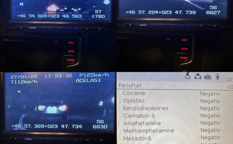 Vitezomani și băuți la volan în weekend la Cluj. Câte amenzi au dat polițiștii și câte permise au luat. Un șofer a rămas pieton pentru aproape un an