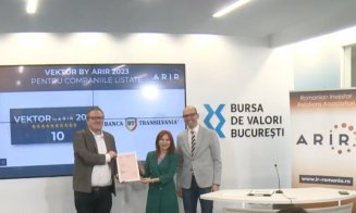 Rating VEKTOR maxim pentru comunicarea Băncii Transilvania cu investitorii și acționarii