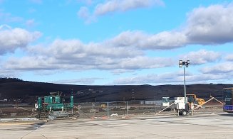 IMAGINI de pe şantierele Aeroportului Internaţional Cluj. Investiţii de 80 de milioane de euro